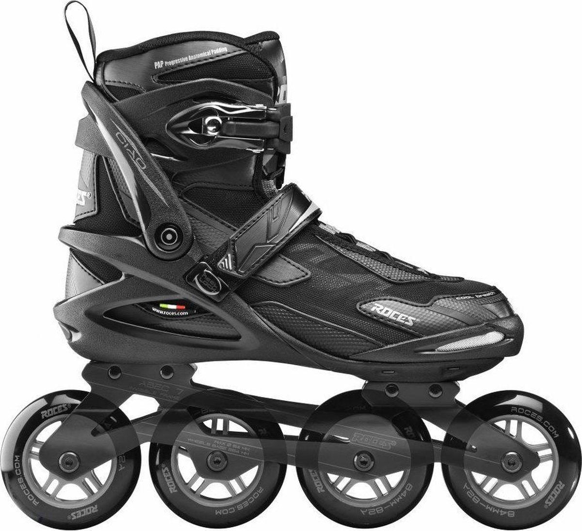 ROCES Inlineskates Unisex CIAO 84 - Zwart/Donkergrijs 37