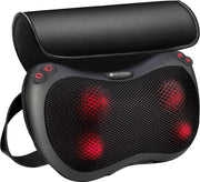 MassageKussen - Zinaps Shiatsu Electric Massager Neck Massager met Warmtefunctie en 3D Roterende Back Massagers voor Neck Shoulder Home Office Auto (WK 02128)