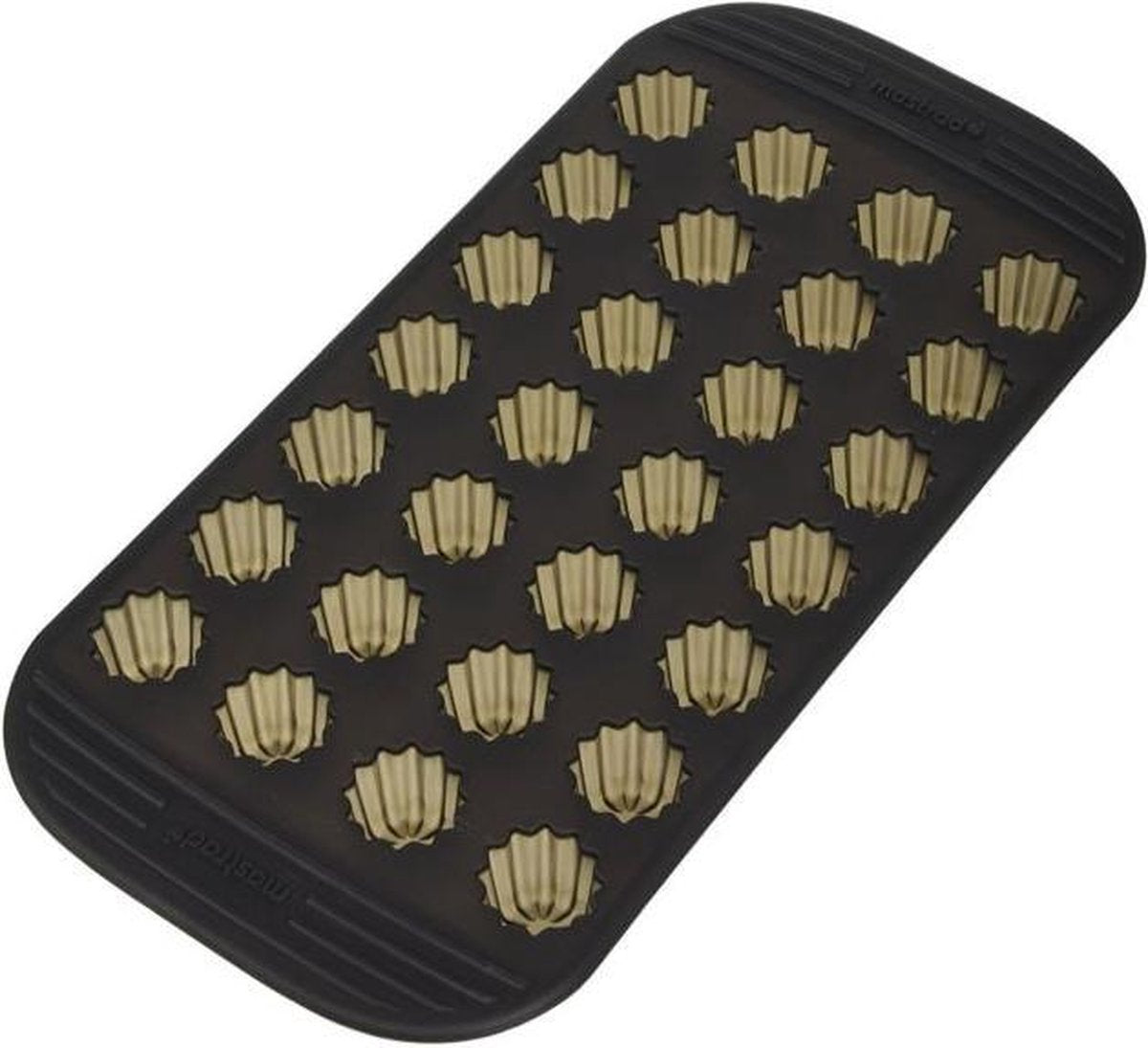 Mastrad Cakevorm Cannele - Siliconen - Voor 24 stuks - Zwart