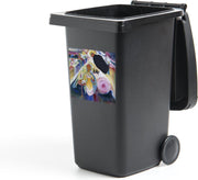 Container sticker Dame in Moskau - Kandinsky - 40x40 cm - Kliko sticker