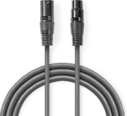 Sweex SWOP15010E50 5m XLR (3-pin) XLR (3-pin) Zwart audio kabel