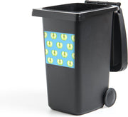 Container sticker Appel - Pastel - Patroon - 40x40 cm - Kliko sticker