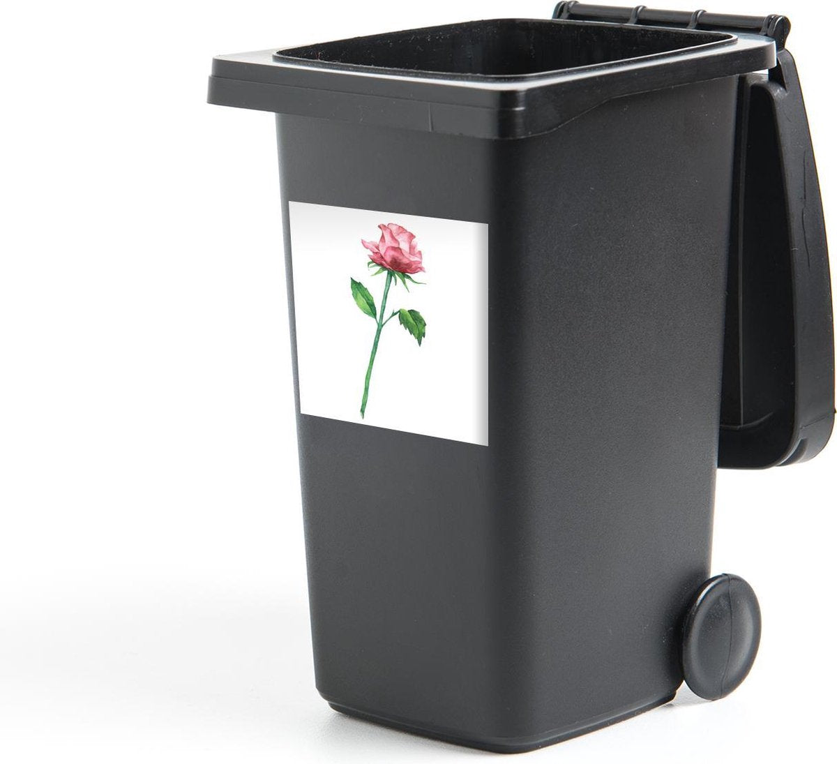 Container sticker Bloemen - Aquarel - Rozen - 40x40 cm - Kliko sticker