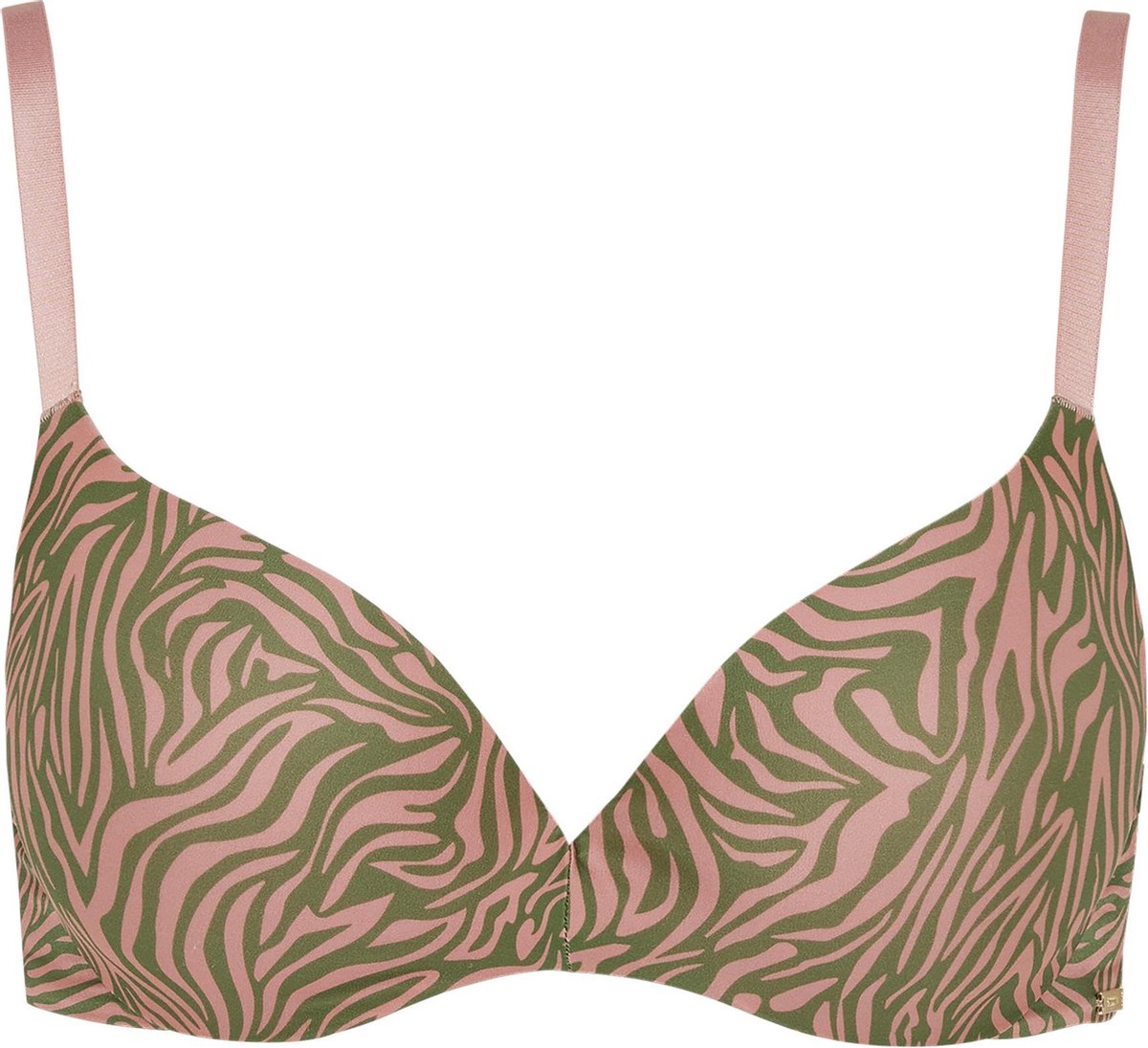 SAPPH - Comfort Zebra BH - push up bh - maat 75D - Dierenprint - roze groen