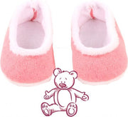 Götz poppenkleding roze slofjes voor pop van 45-50cm