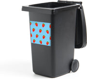 Container sticker Aardbei - Patroon - Zomer - 40x40 cm - Kliko sticker