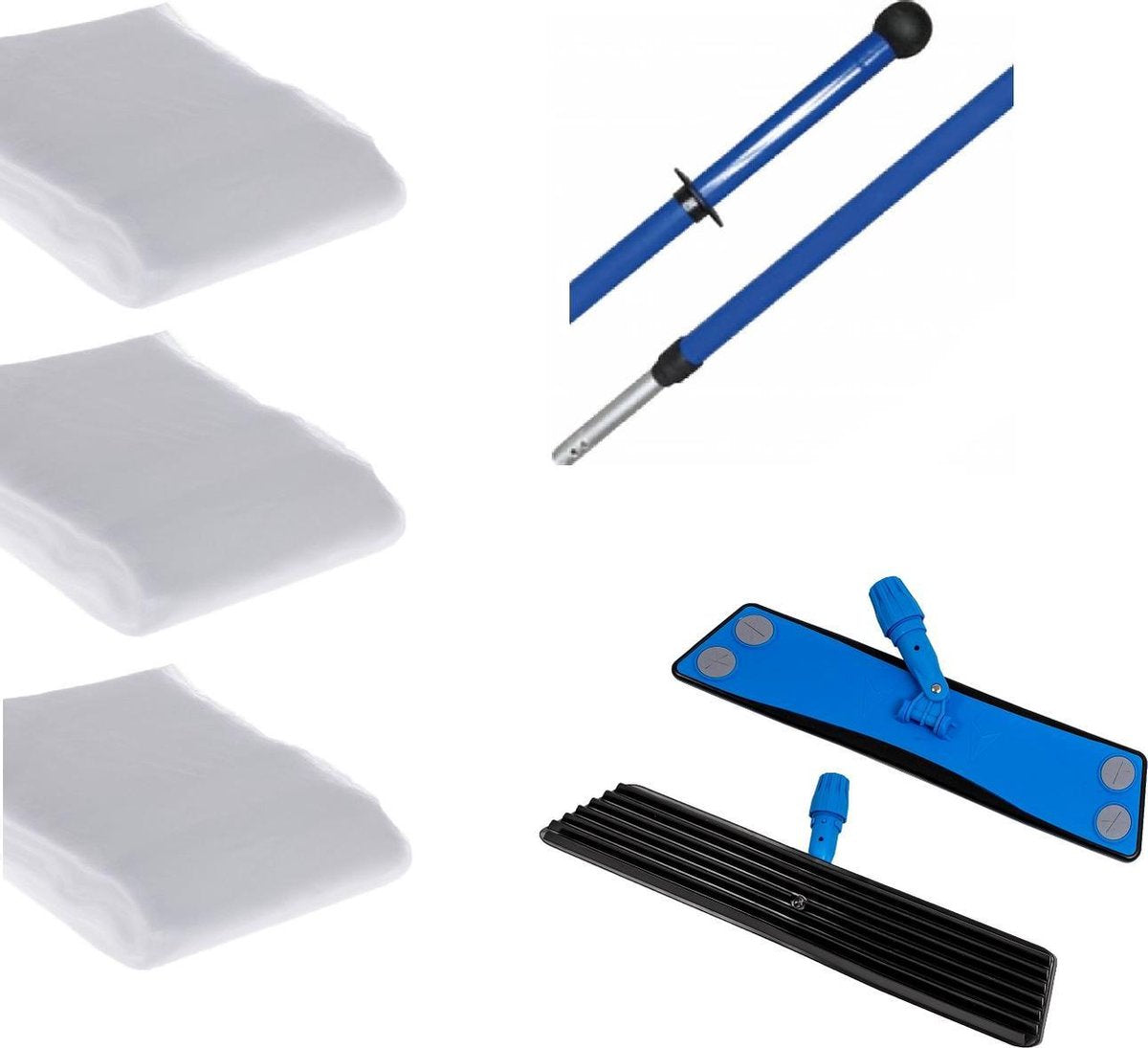 Maus stofwisser set premium lamellenversie - Complete set inclusief 300 stofwisdoeken