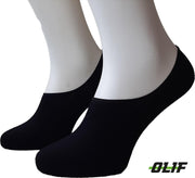Footies - No-Show Sokjes - Kousenvoetjes - Olif - 4-Pack - Zwart - Maat 43-46
