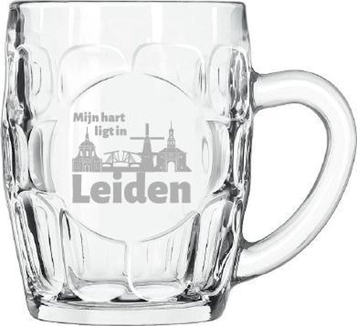 Gegraveerde Bierpul 55 cl Leiden