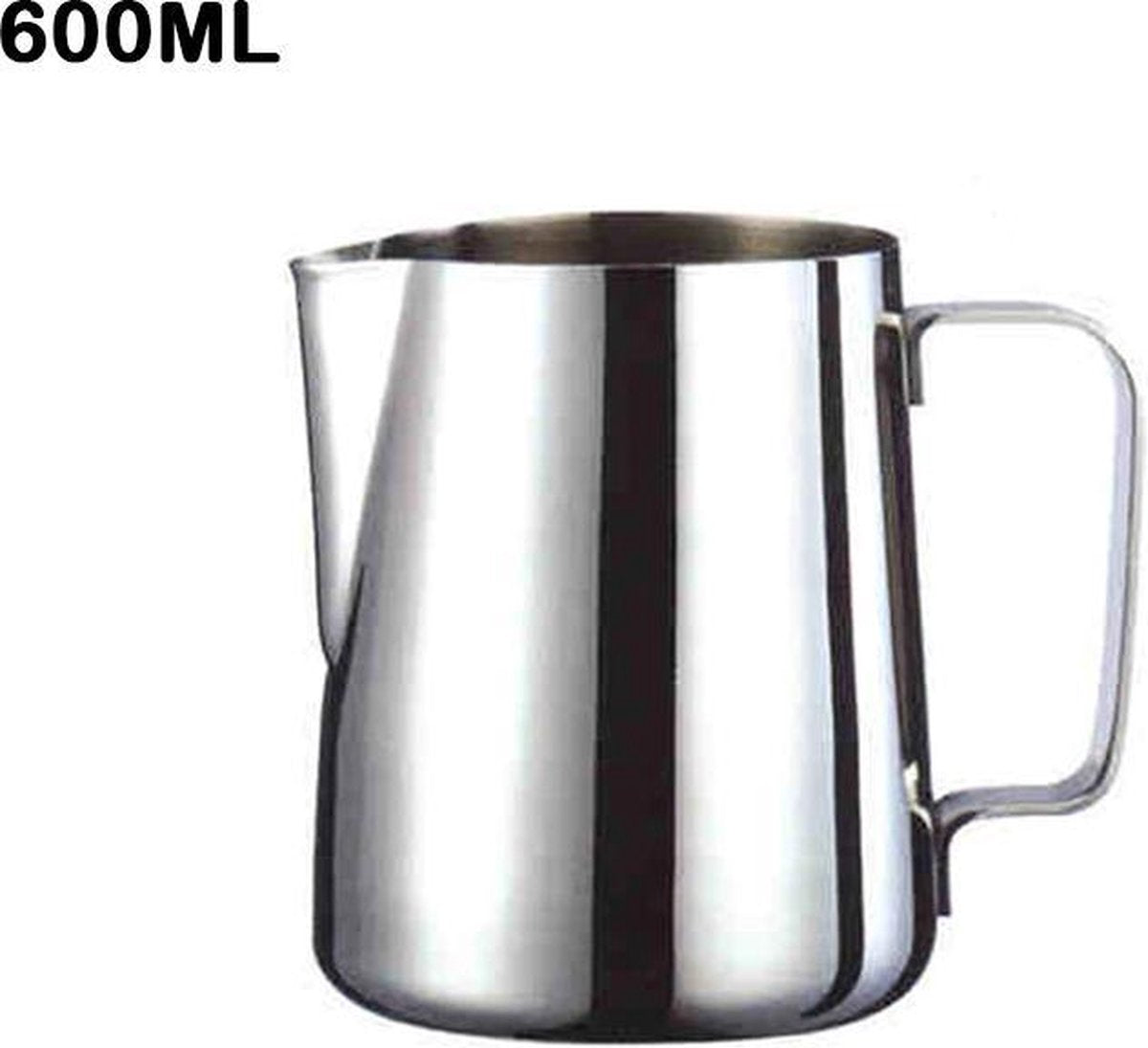 Melk kan - Melk kannetje - Melkpannetje - Melkpan 600ML - Barista kan - Espresso kannetje - capuccino kannetje - RVS melk kan