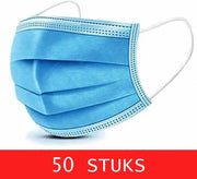 ACR Mondkapjes – Niet Medisch - Mondmaskers - 50 stuks – Geschikt voor Openbaar Vervoer – 3 Laags – Met neusbrug comfort