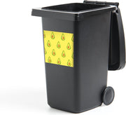 Container sticker Avocado - Patroon - Fruit - 40x40 cm - Kliko sticker