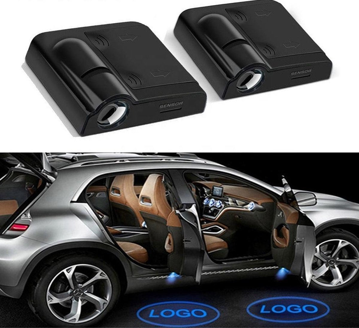 DHC Peugeot Logo projector set