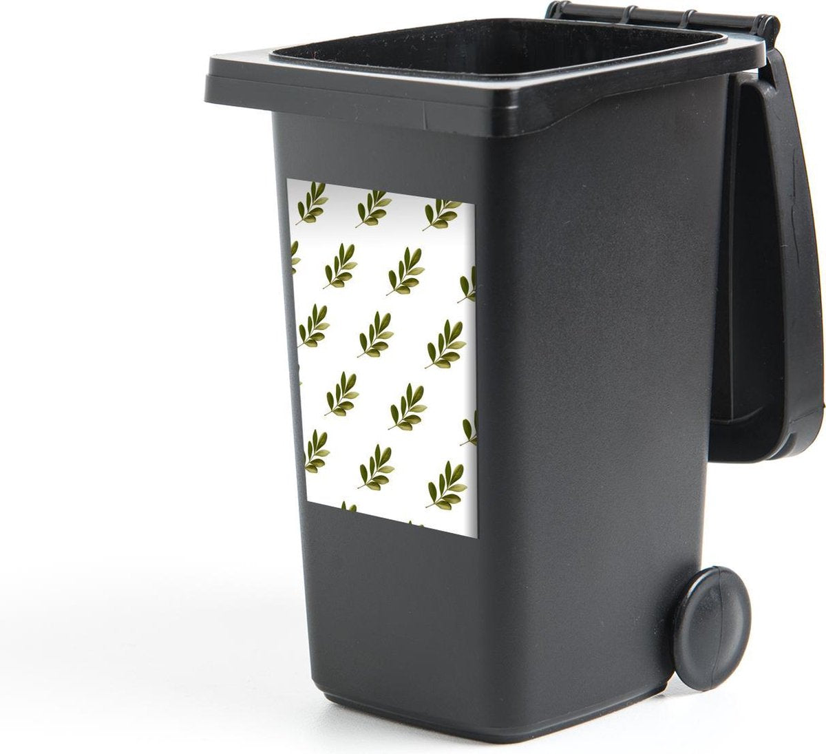 Container sticker Bladeren - Patroon - Groen - 40x60 cm - Kliko sticker