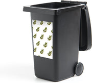 Container sticker Bladeren - Patroon - Groen - 40x60 cm - Kliko sticker