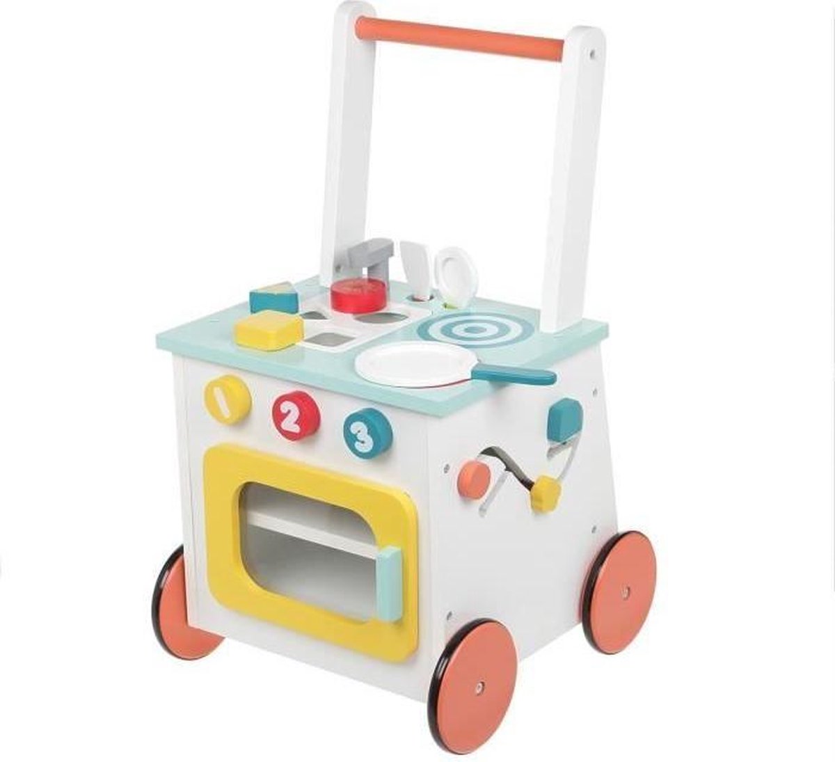 HANGZHOU TOYS - Keukenwagen - houten
