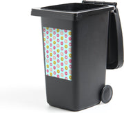 Container sticker Donut - Patroon - Kleuren - 40x60 cm - Kliko sticker