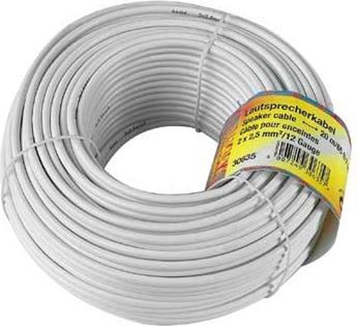 Hama 04730635 Luidsprekerkabel - 20 m / Wit