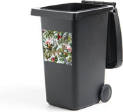 Container sticker Dieren - Jungle - Kleuren - 40x40 cm - Kliko sticker