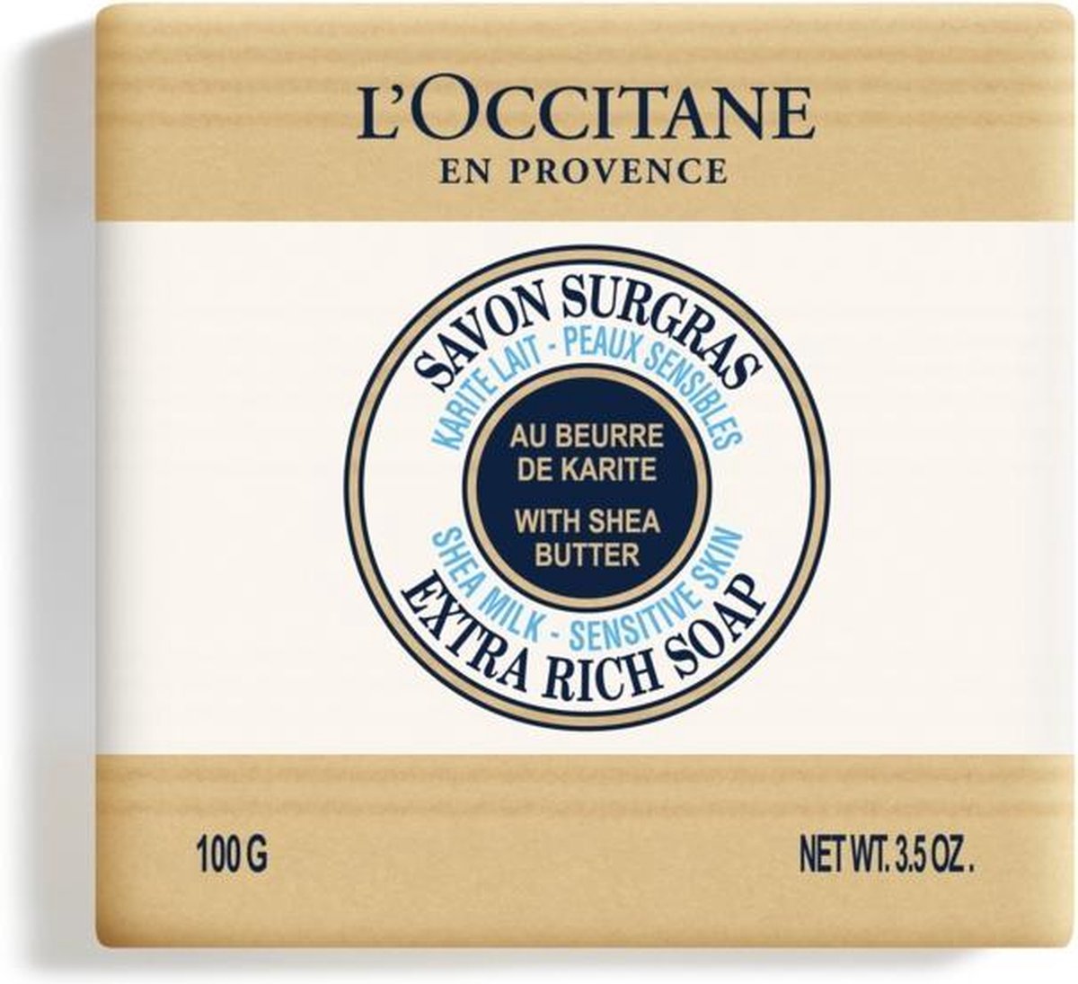 L'Occitane Shea Milk Sensitive Skin Extra Rich Soap Stuk zeep 100 g 1 stuk(s)