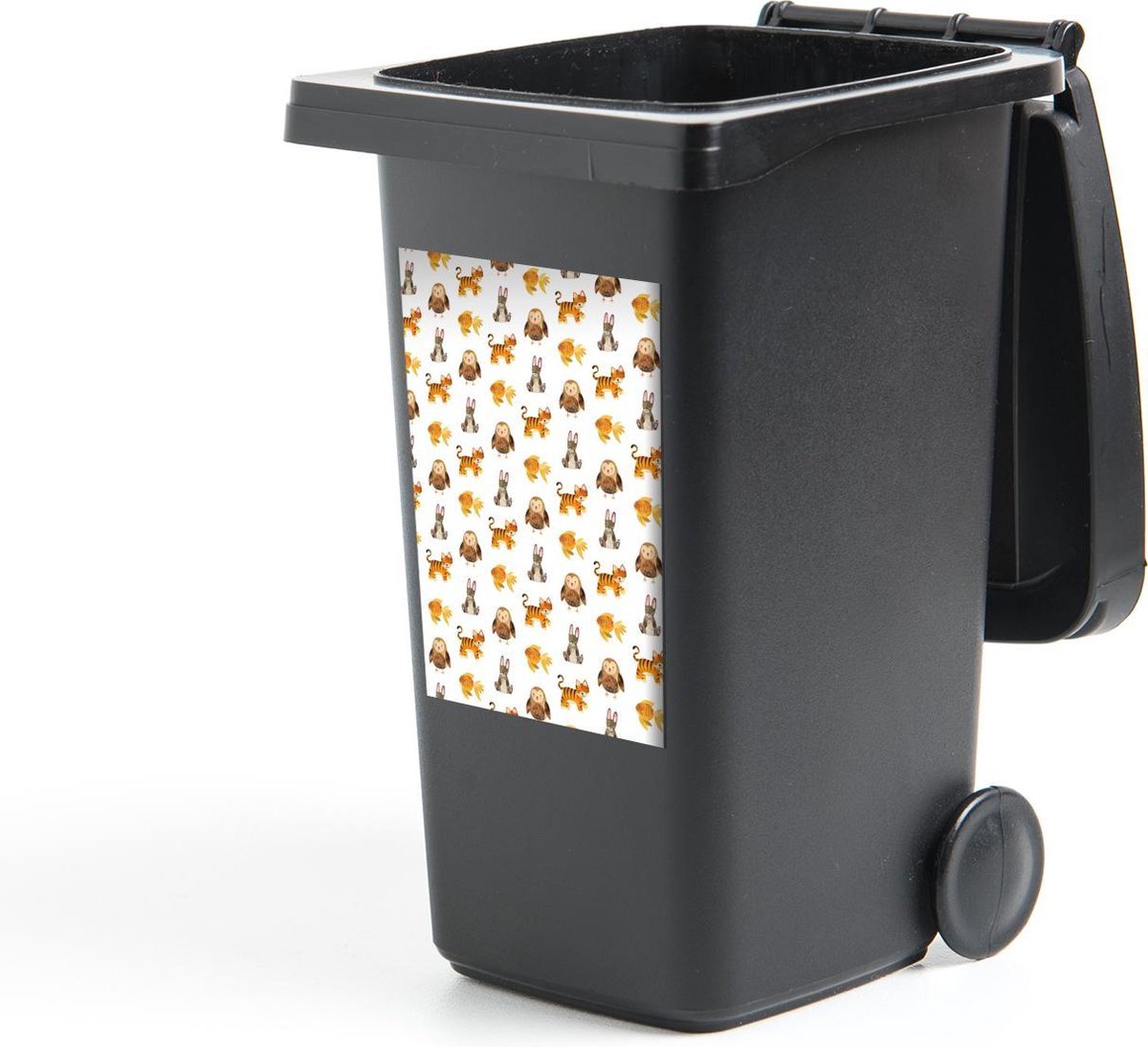 Container sticker Dieren - Patroon - Kleuren - 40x60 cm - Kliko sticker