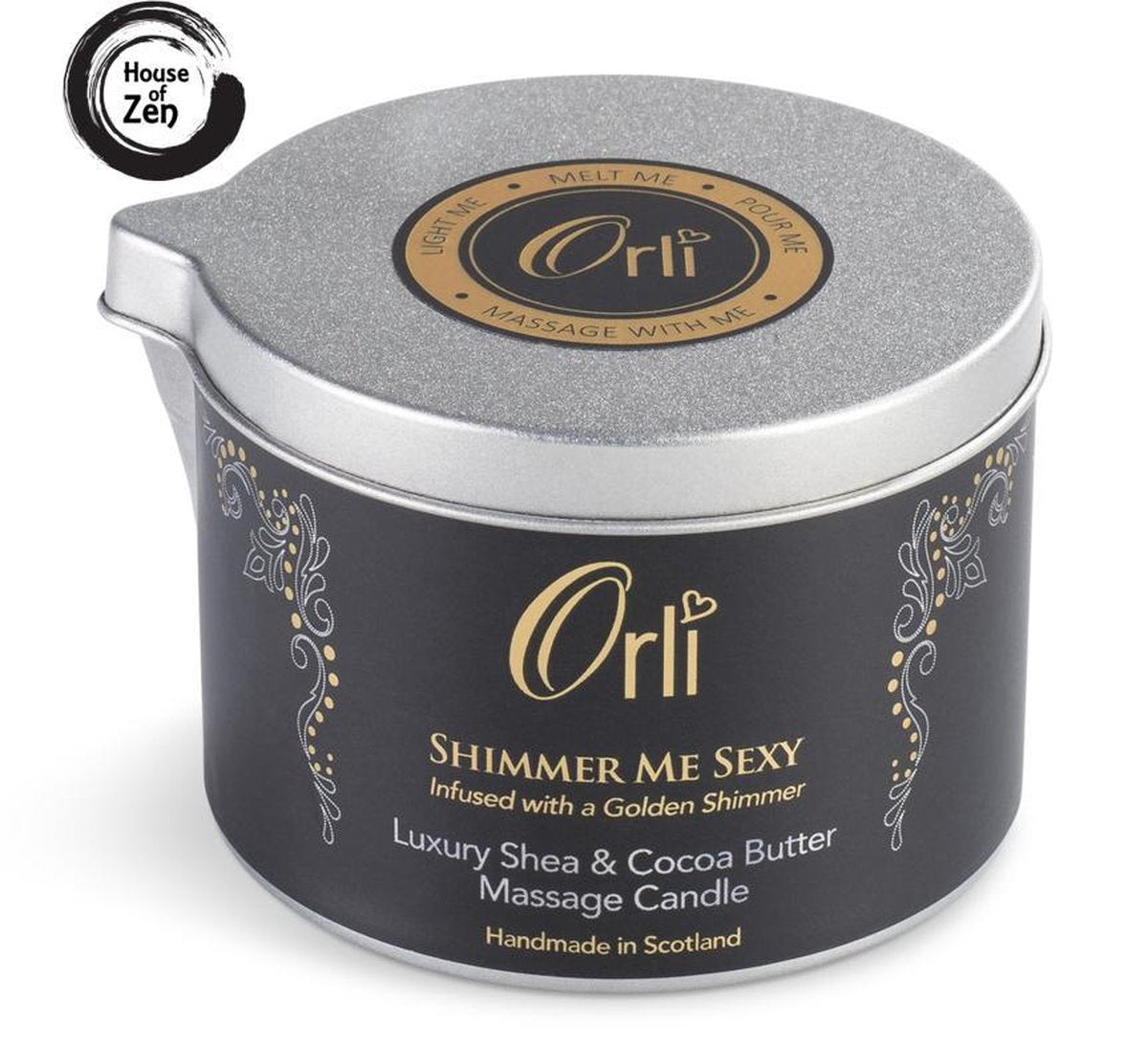 Vegan Massage Olie Shimmer Me Sexy - biologisch en proefdiervrij