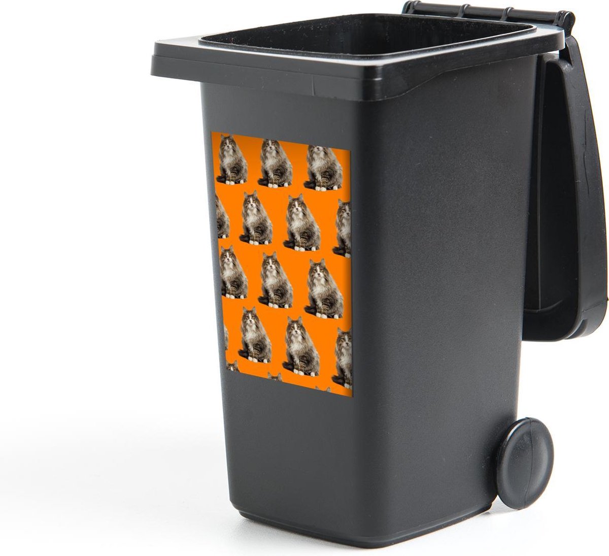Container sticker Dieren - Oranje - Patronen - 40x60 cm - Kliko sticker