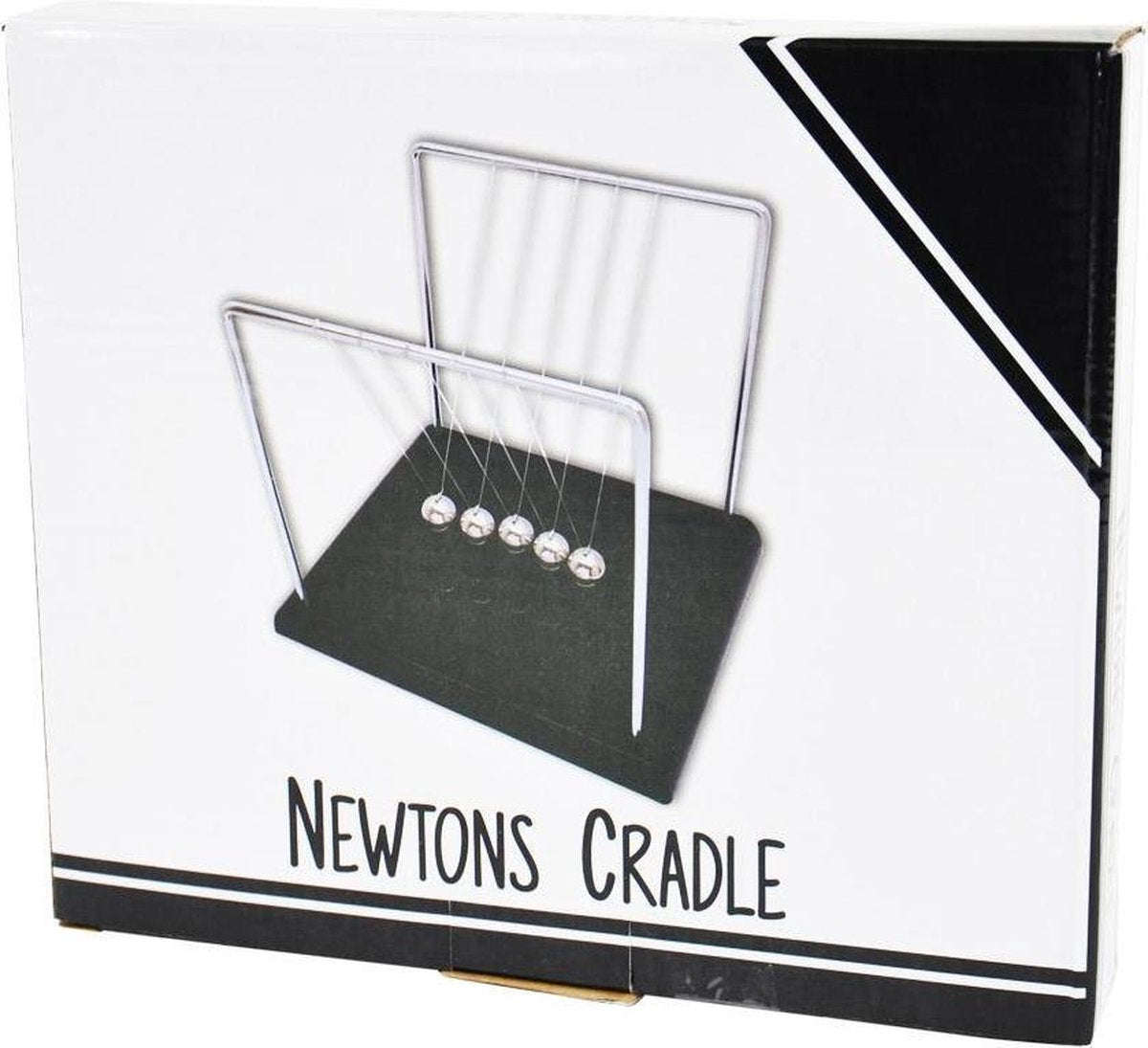 Luxe Newton cradle - 5 balanceerballen voor op het bureau - 5x18x15cm