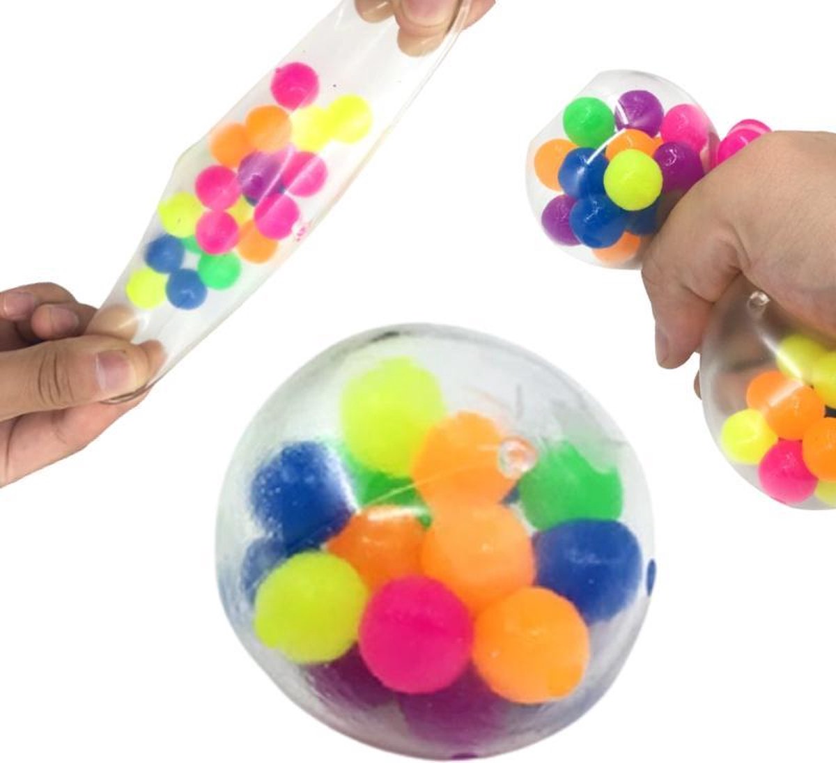 DNA stress Ball - Fidget toys - Stressbal orbeez - Regenboog