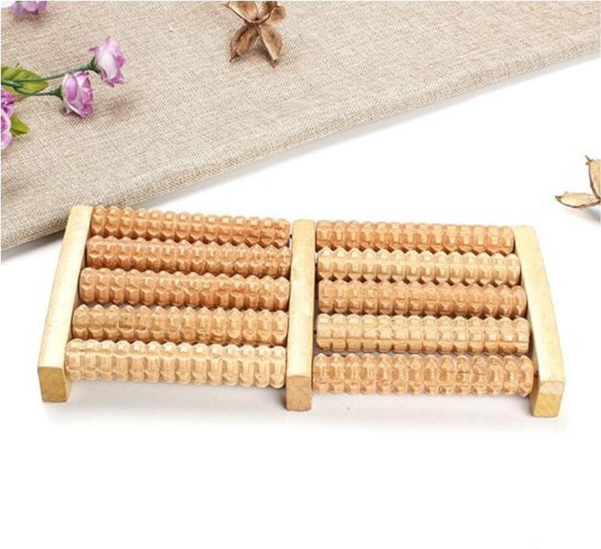 Orange85 - Voetmassage roller - Hout - Reflexologie