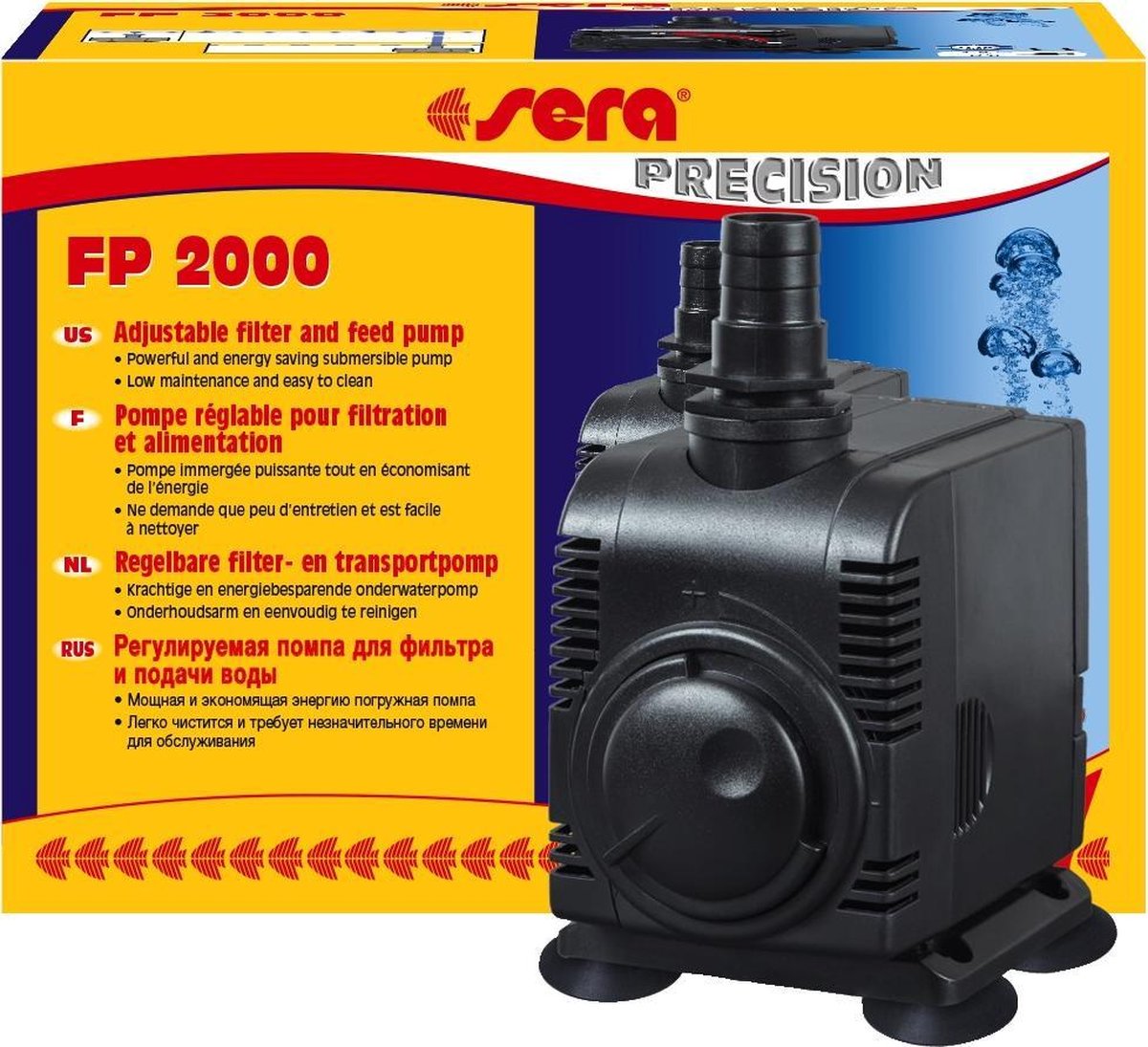 Sera aquarium pomp fp 2000 regelbaar
