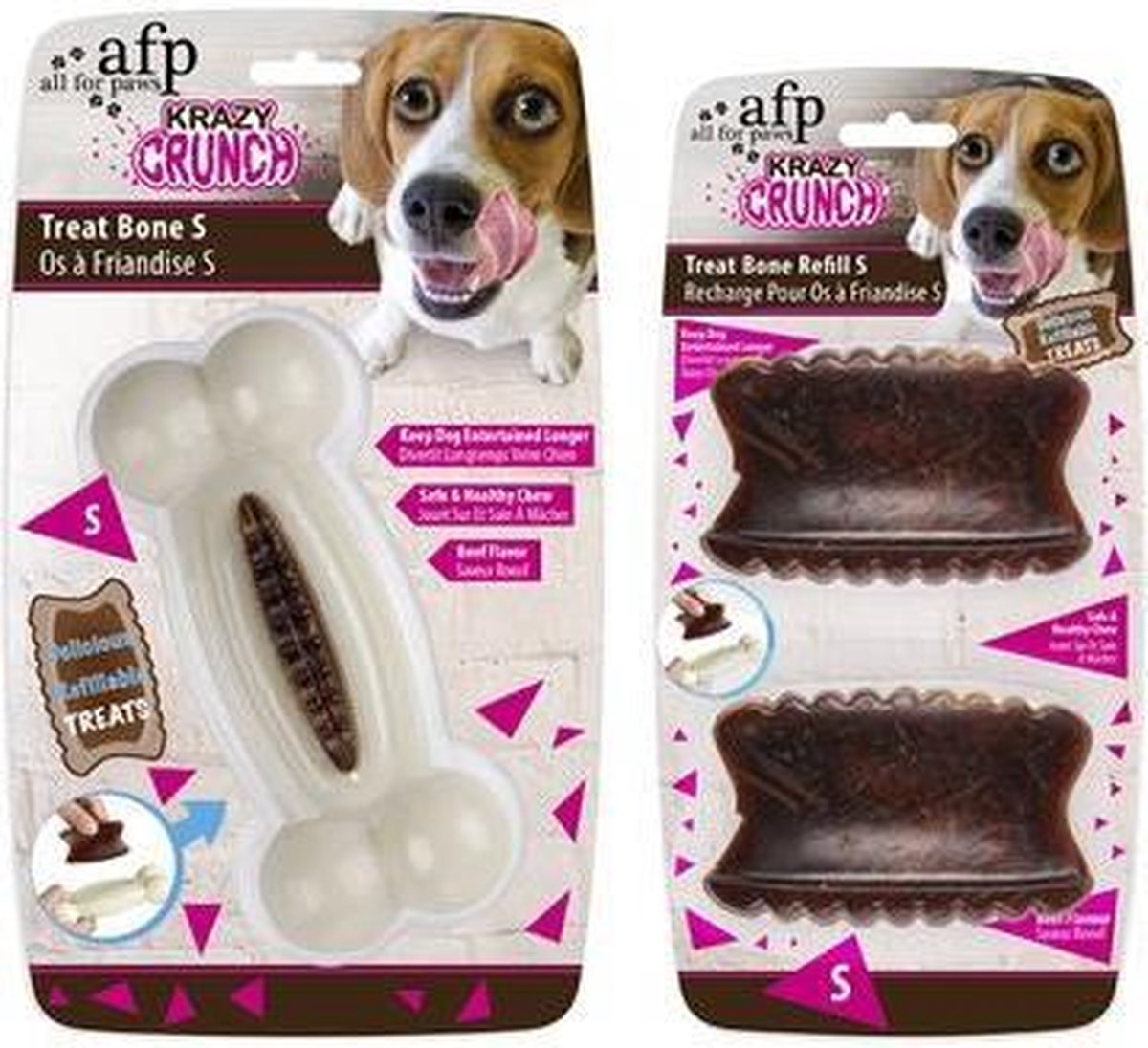 AFP Krazy Crunch-Treat Bone S with 1 treat