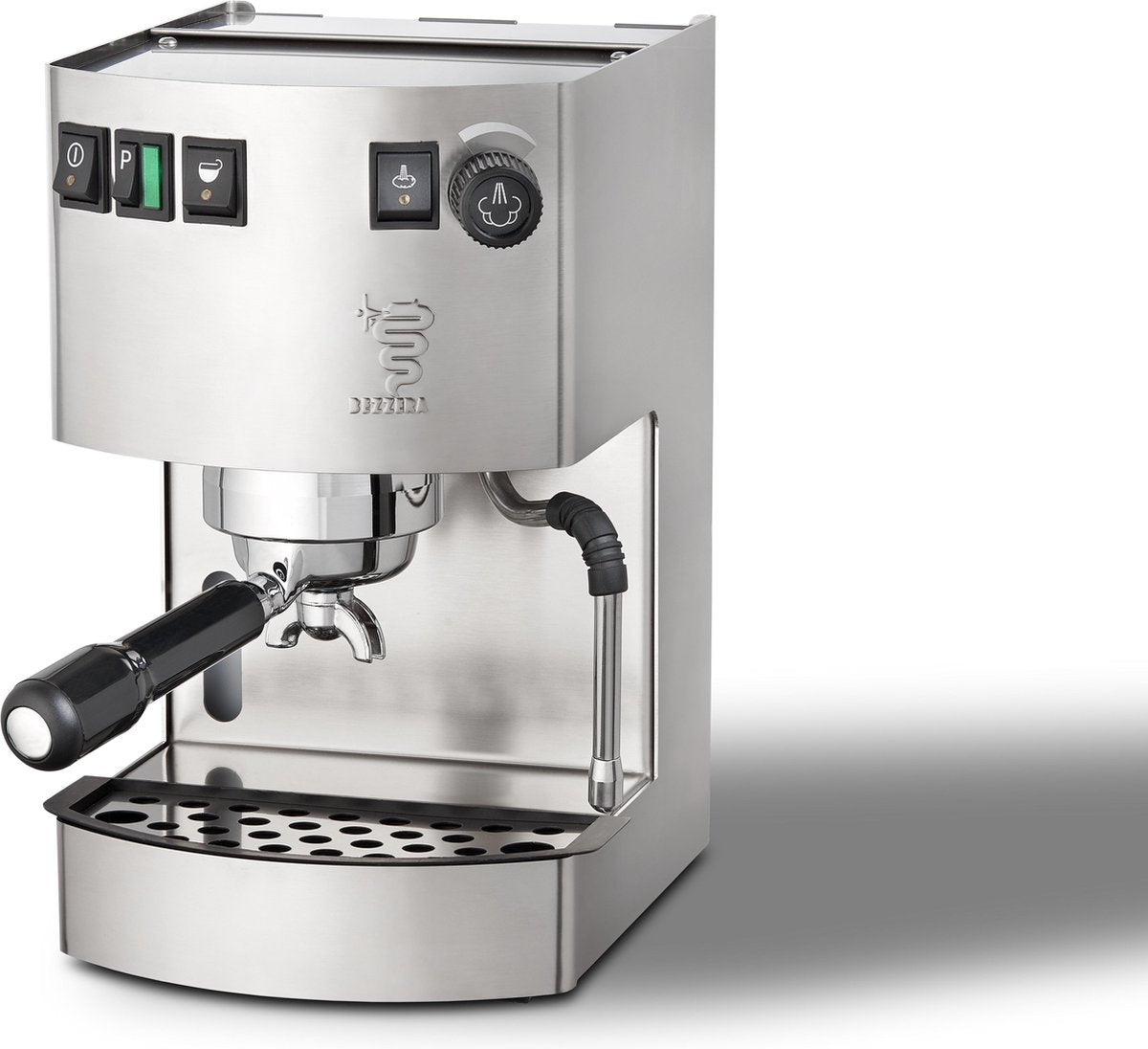 Bezzera Hobby V2 - Pistonmachine - Espressomachine - 58mm Piston / Portafilter - 1100 Watt - Inox