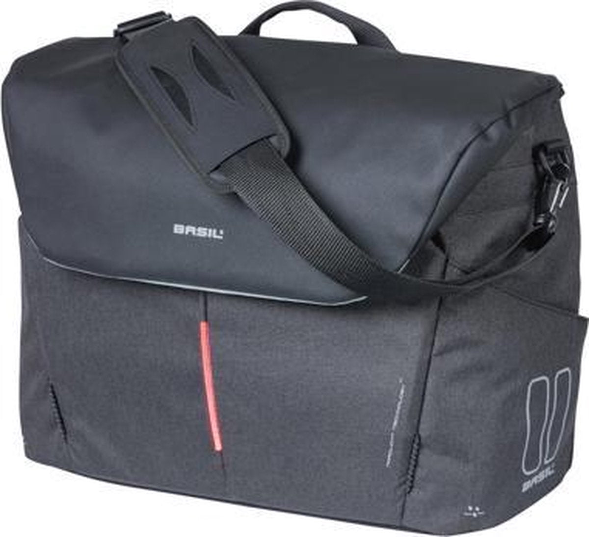Basil B-Safe Commuter Laptoptas - Zwart - 17 Liter