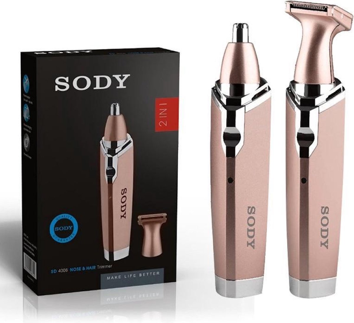 SODY 2 in 1 Elecktrische Neus & Gezichtshaar Verwijderaar #4006