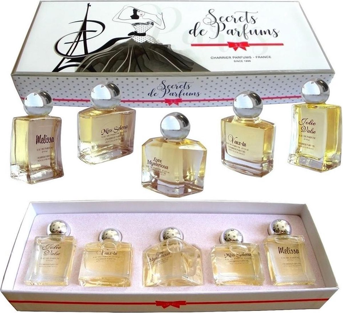 Secrets de Parfums (Originele Franse Miniatuurset) origineel uit Grasse van Paul Charrier