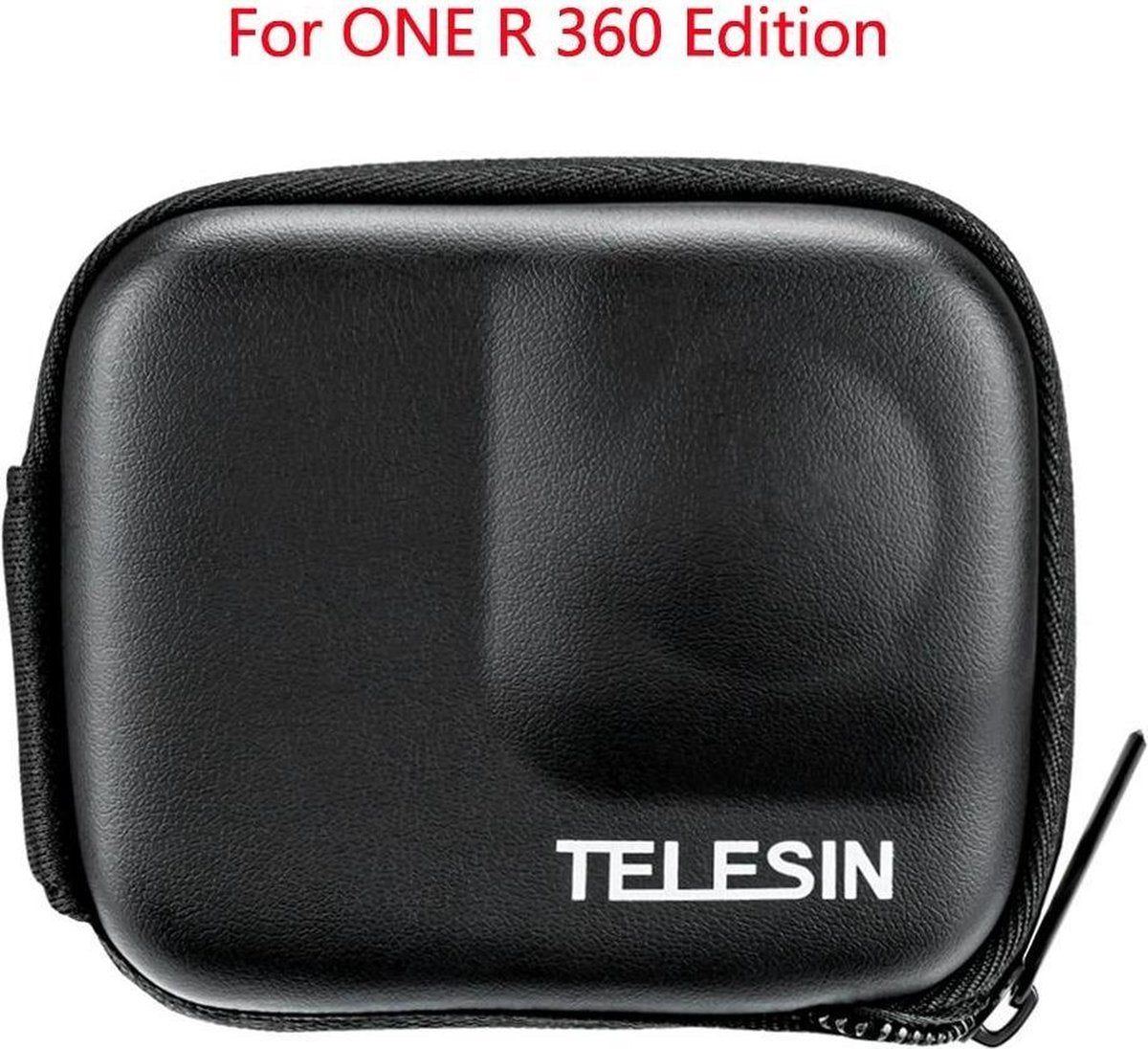 PRO SERIES Mini Hard PU/EVA Beschermhoes. voor Insta360 ONE R 360 Degree Wide Angle Edition - Zwart