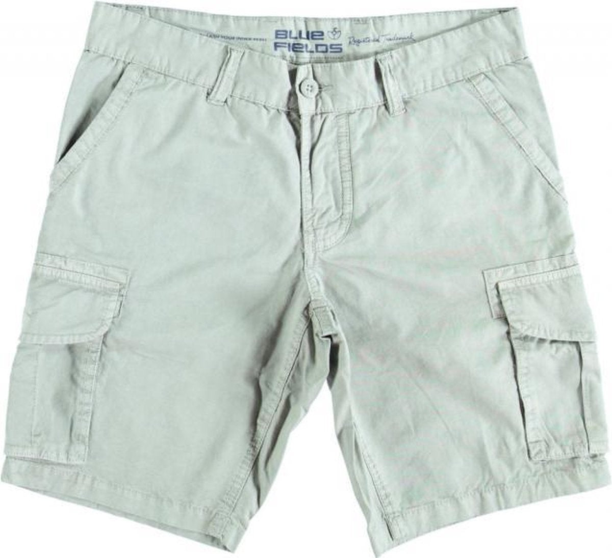 Bluefields bermuda twill katoen beigegrijs - Maat  W31