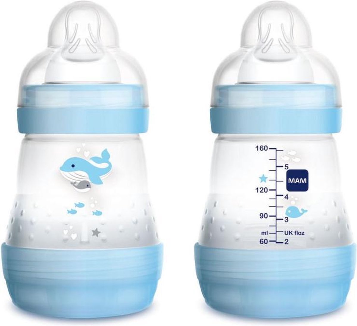 Easy Start™ Anti-Colic 160ml - Babyflesje - Blauw