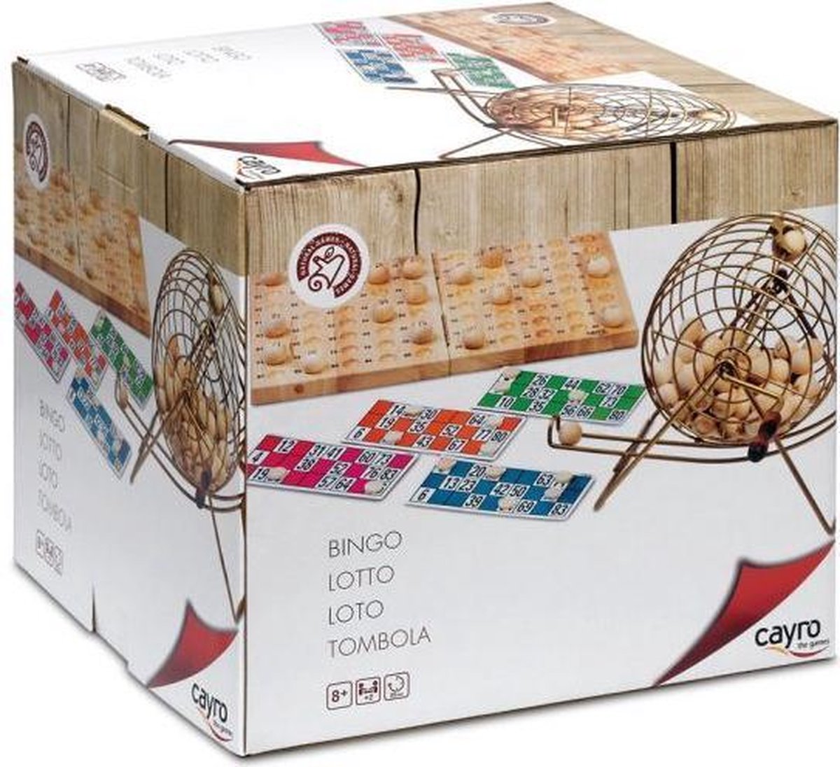 Bingo Cayro Hout Metaal (30 X 28 x 7 cm)