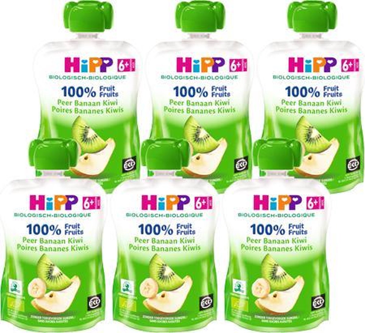 HiPP BIO Peer Banaan Kiwi 90g