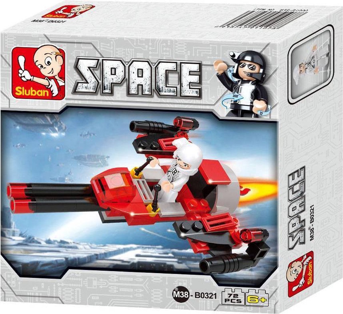 Sluban Space - Space Bomber M38-B0321Sluban