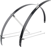 Contec Spatbordset "Flat Fender" - Zwart