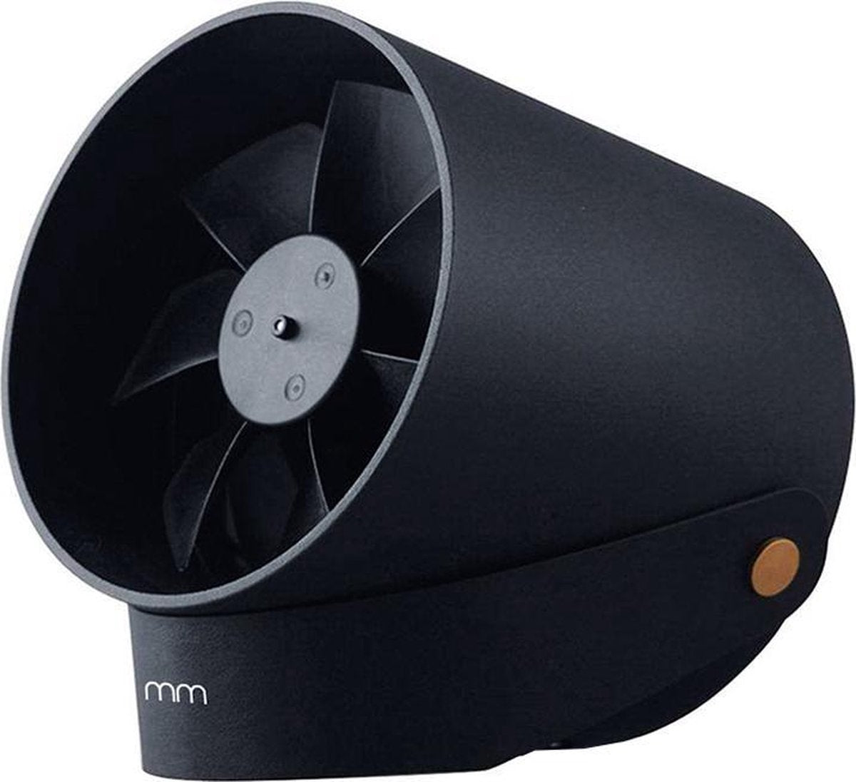 MikaMax USB Design Ventilator – Mini Ventilator - USB Ventilator Voor Laptop - Zwart