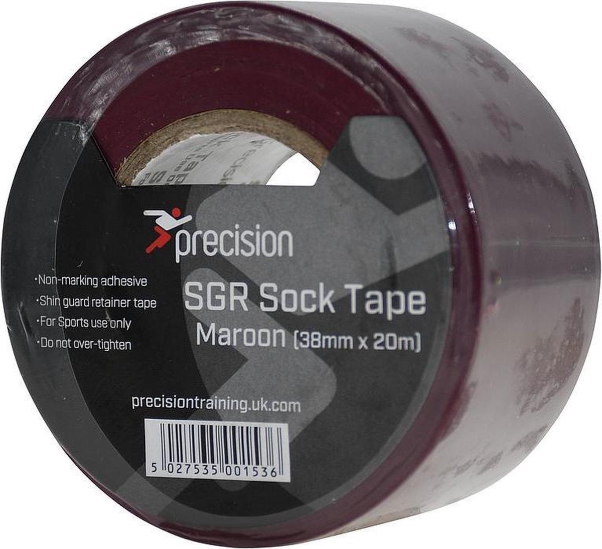 Precision Sokkentape 20  M X 38 Mm Pvc Bordeaux 5 Stuks