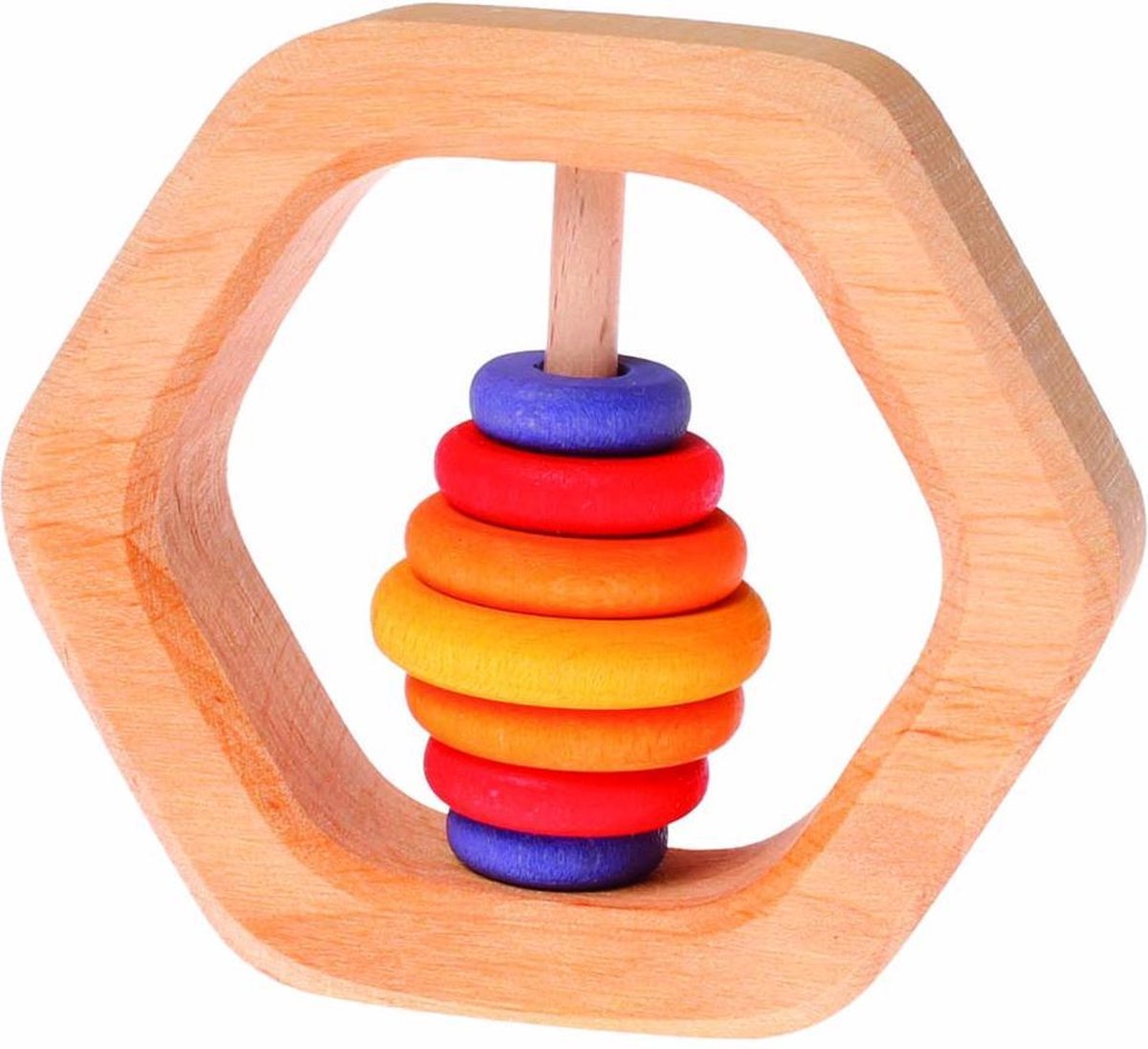 Houten rammelaar (Grimms)