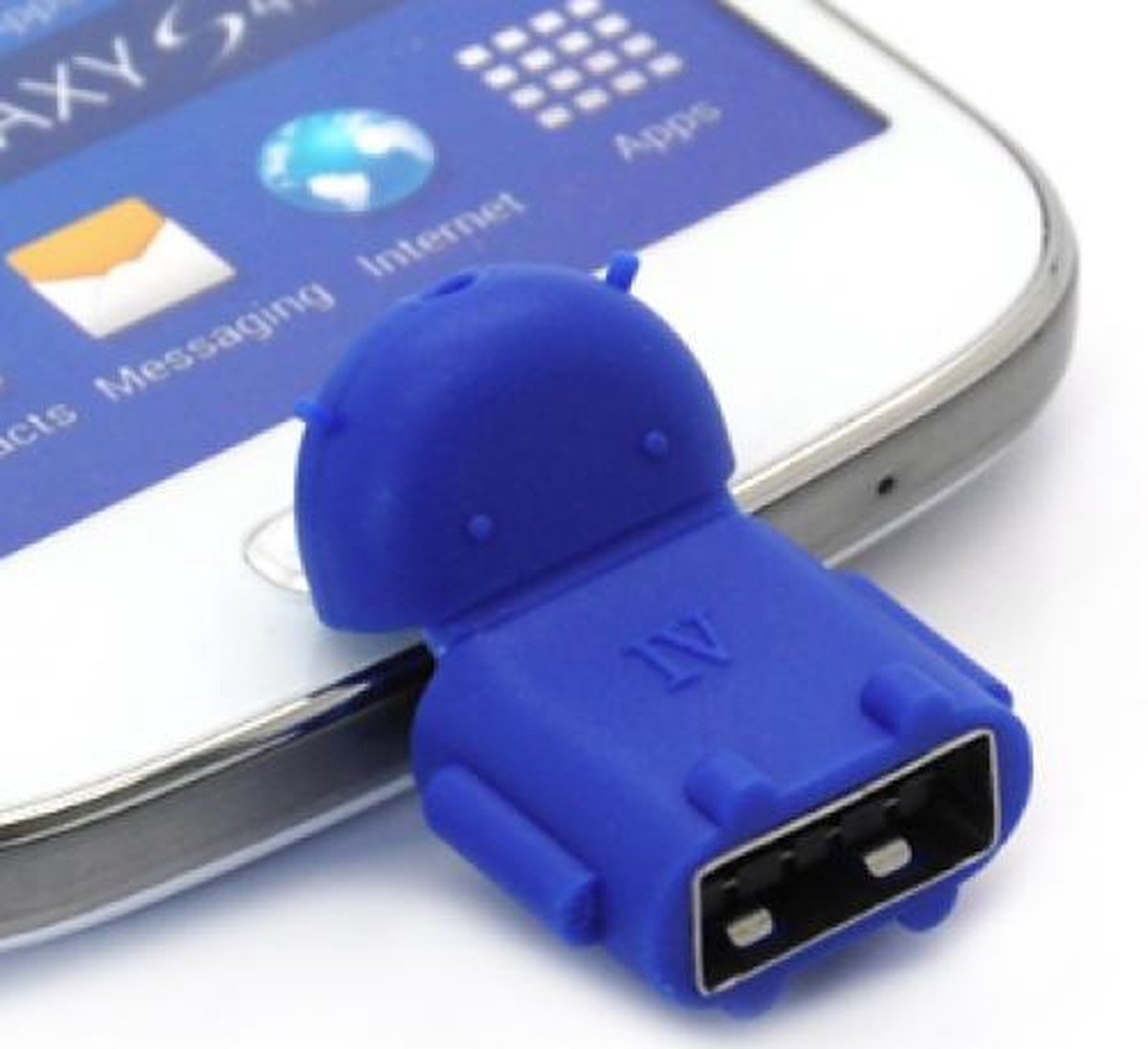 OTG adapter Micro USB naar USB mini - kleur willekeurig