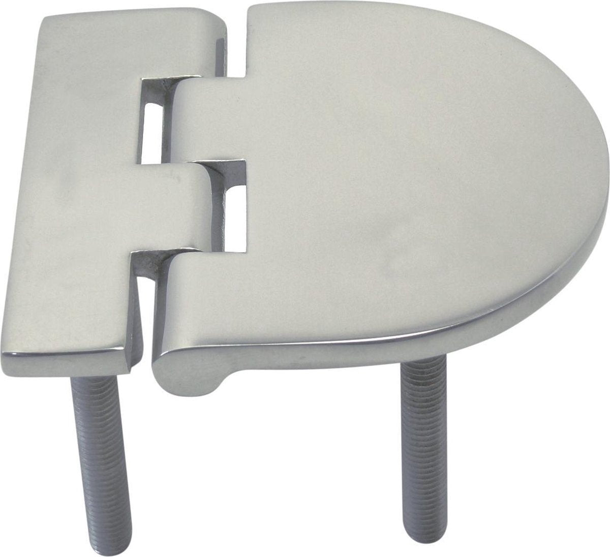 Luikscharnier - 72x65x4 - Rvs 316 - Knoop onder