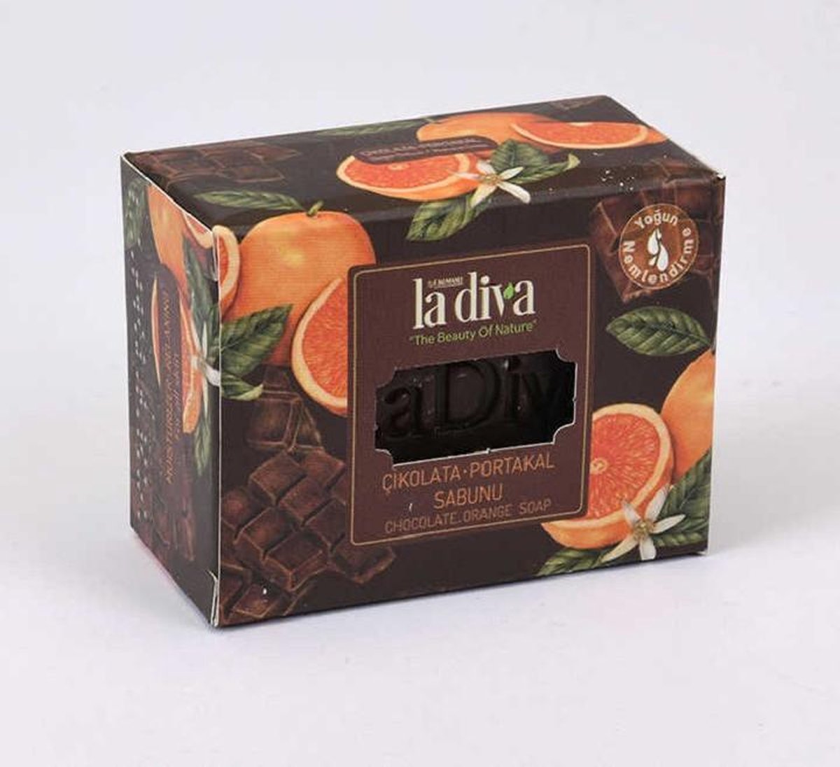 Chocolade-Sinaasappel zeep 120g