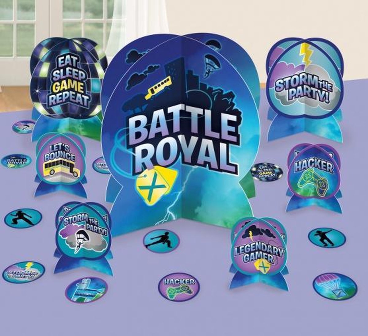 Amscan Tafeldecoratieset Battle Royal 32